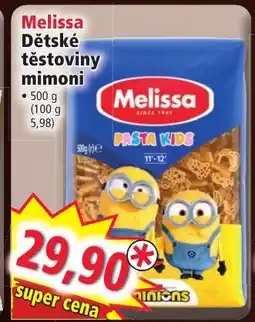 Norma Melissa Dětské těstoviny mimoni nabídka