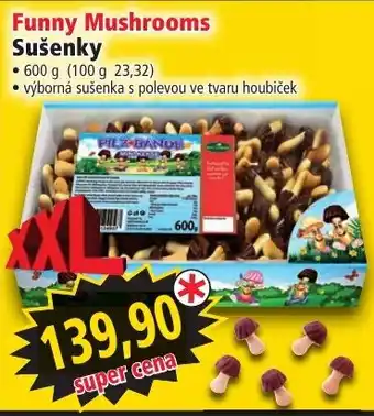 Norma Funny Mushrooms Sušenky nabídka