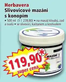 Norma Herbavera Slivovicové mazání s konopím nabídka