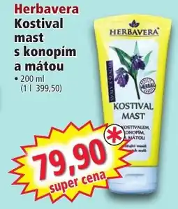 Norma Herbavera Kostival mast s konopím a mátou nabídka