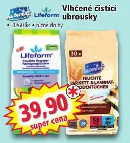 Norma Vlhčené čistící ubrousky nabídka