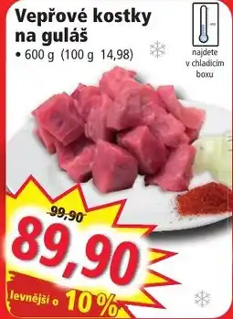 Norma Vepřové kostky na guláš nabídka