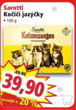 Norma Sarotti Kočičí jazýčky nabídka