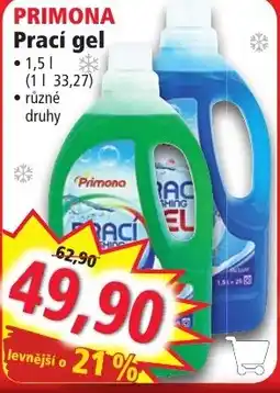 Norma PRIMONA Prací gel nabídka