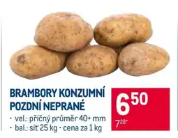 Makro Brambory konzumní pozdní neprané nabídka
