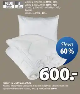 JYSK Přikrývka LIVING MEDICAL nabídka