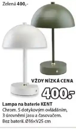 JYSK Lampa na baterie KENT nabídka