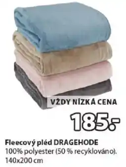 JYSK Fleecový pléd DRAGEHODE nabídka