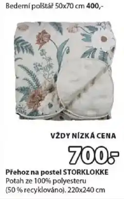 JYSK Přehoz na postel STORKLOKKE nabídka