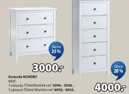 JYSK Komoda NORDBY nabídka