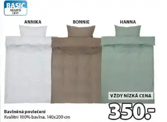 JYSK Bavlněná povlečení nabídka
