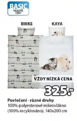 JYSK Povlečení - různé druhy nabídka