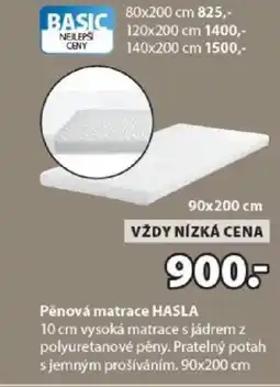 JYSK Pěnová matrace HASLA nabídka