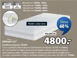 JYSK Pružinová matrace TENNA nabídka