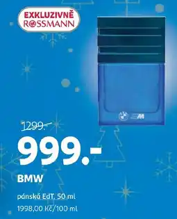 Rossmann BMW pánská EdT nabídka
