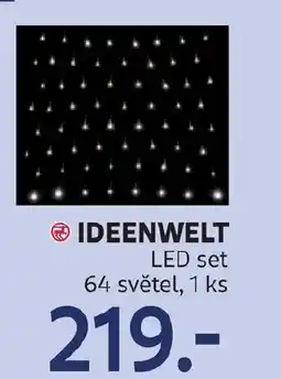 Rossmann IDEENWELT LED set 64 světel nabídka