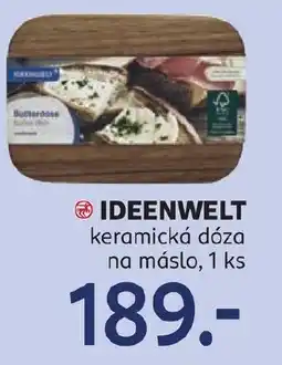 Rossmann IDEENWELT keramická dóza na máslo nabídka