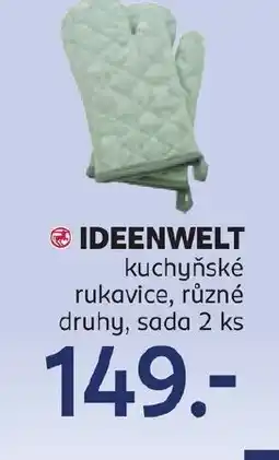 Rossmann IDEENWELT kuchyňské rukavice nabídka