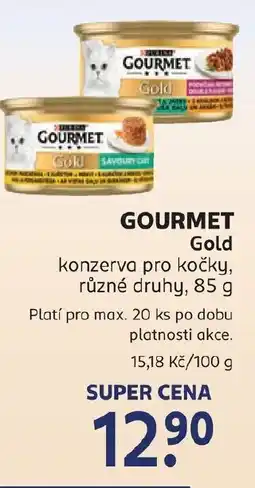 Rossmann GOURMET Gold konzerva pro kočky nabídka