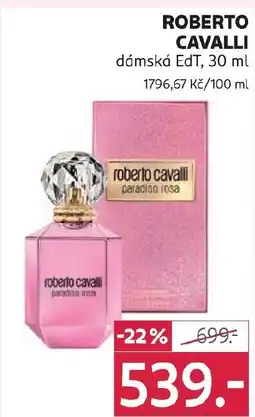 Rossmann ROBERTO CAVALLI dámská EdT nabídka