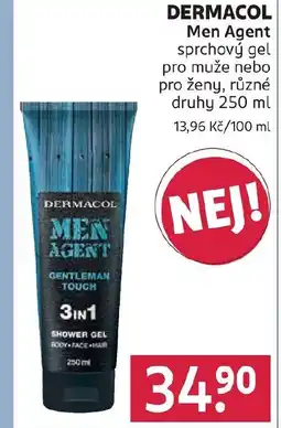 Rossmann DERMACOL Men Agent sprchový gel pro muže nebo pro ženy nabídka