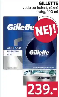 Rossmann GILLETTE voda po holení nabídka