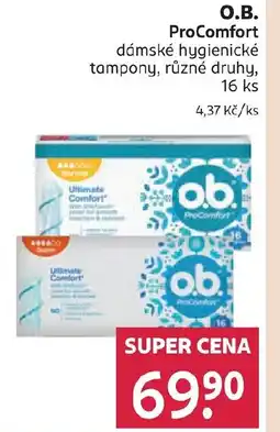 Rossmann O.B. ProComfort dámské hygienické tampony nabídka