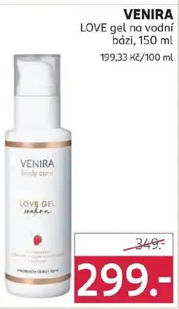 Rossmann VENIRA LOVE gel na vodní bázi nabídka