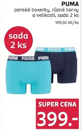 Rossmann PUMA pánské boxerky nabídka