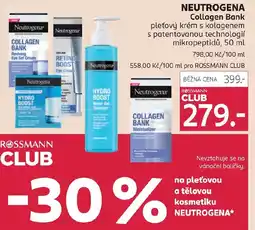 Rossmann NEUTROGENA Collagen Bank pleťový krém s kolagenem s patentovanou technologií mikropeptidů nabídka