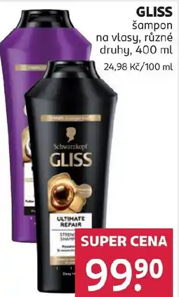 Rossmann GLISS šampon na vlasy nabídka