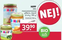 Rossmann HIPP BIO masozeleninový příkrm nabídka