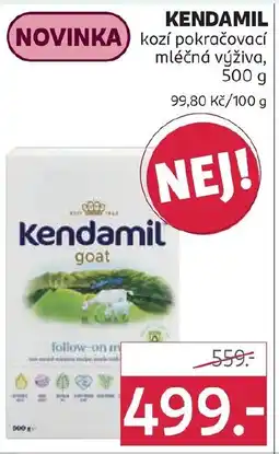 Rossmann KENDAMIL Premium kozí pokračovací mléčná výživa nabídka