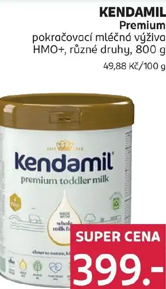 Rossmann KENDAMIL Premium pokračovací mléčná výživa HMO+ nabídka