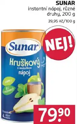 Rossmann SUNAR instantní nápoj nabídka
