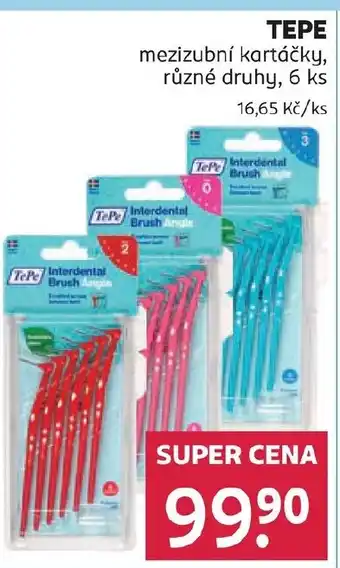 Rossmann TEPE mezizubní kartáčky nabídka