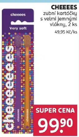 Rossmann CHEEEES zubní kartáčky s velmi jemnými vlákny nabídka