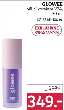 Rossmann GLOWEE bělicí korektor V34 nabídka