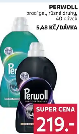 Rossmann PERWOLL prací gel nabídka