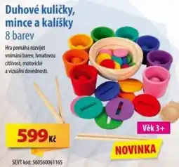 SEVT Duhové kuličky, mince a kalíšky nabídka