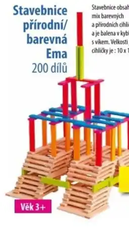 SEVT Stavebnice přírodní/ barevná Ema nabídka