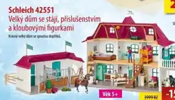 SEVT Schleich 42551 Velký dům se stájí, příslušenstvím a kloubovými figurkami nabídka