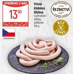 Globus Vinná klobása Globus nabídka