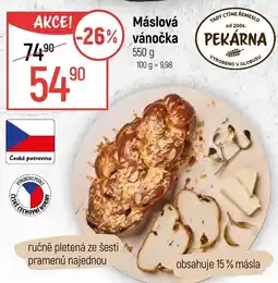 Globus Máslová vánočka nabídka