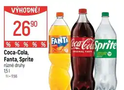 Globus Coca-Cola, Fanta, Sprite nabídka