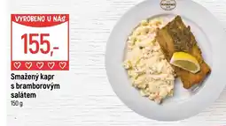 Globus Smažený kapr s bramborovým salátem nabídka