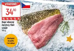 Globus Kapr obecný čerstvý, filet s kůží nabídka