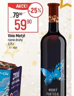 Globus Víno Motýl nabídka