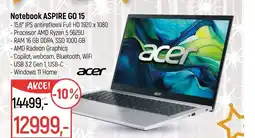 Globus Notebook ASPIRE GO 15 nabídka