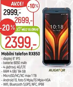 Globus Mobilní telefon RX850 nabídka